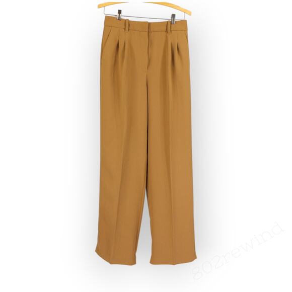 Sz 6 Aritzia The Effortless Pant Crepette Saville HiWaist WideLeg Japan Trouser - Picture 3 of 11